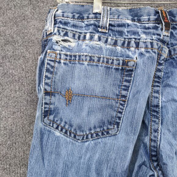 Ariat FR Men's M4 Low Rise Boot Jeans Blue Size 36x30 Set of 2 100% Cotton - Picture 4 of 16